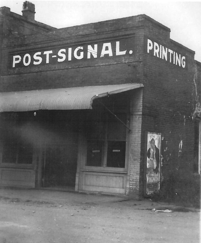 Post-Signal office 1930